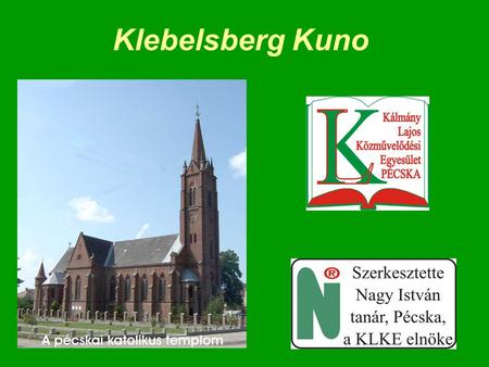 Klebelsberg Kuno.