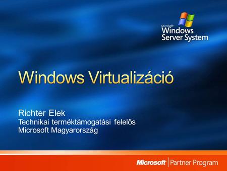 Windows Virtualizáció