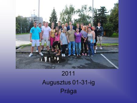 2011 Augusztus 01-31-ig Prága. Panorama Hotel Prague ****