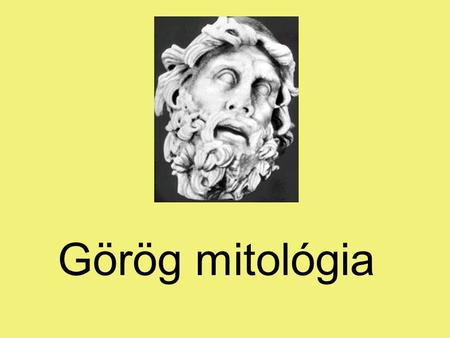 Görög mitológia.