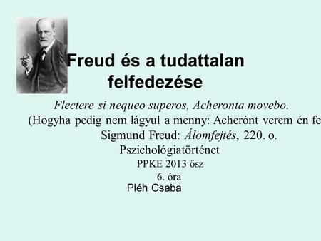 Freud és a tudattalan felfedezése