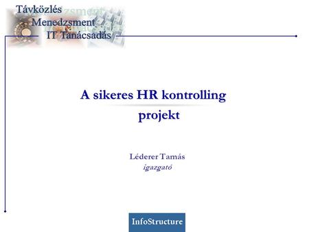 A sikeres HR kontrolling projekt