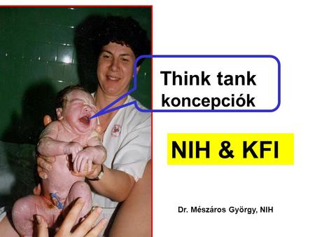 Think tank koncepciók NIH & KFI Dr. Mészáros György, NIH.
