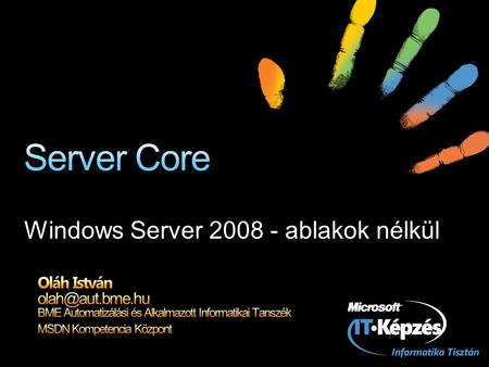 Windows Server ablakok nélkül