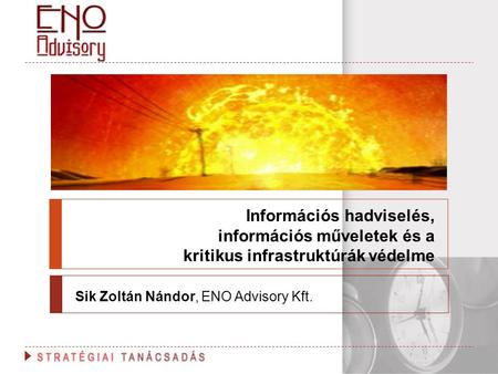 Sik Zoltán Nándor, ENO Advisory Kft.