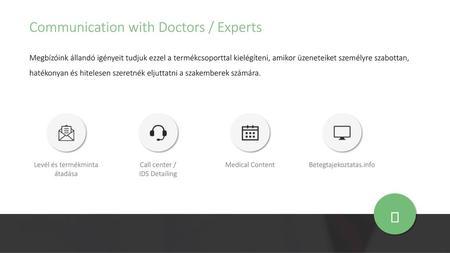 Communication with Doctors / Experts