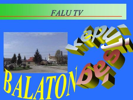 FALU TV képújság BALATON.