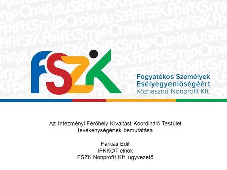 FSZK Nonprofit Kft. ügyvezető
