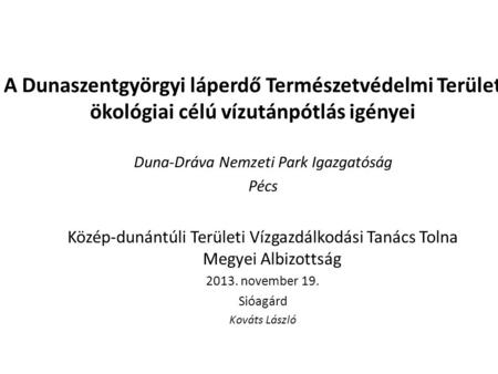Duna-Dráva Nemzeti Park Igazgatóság