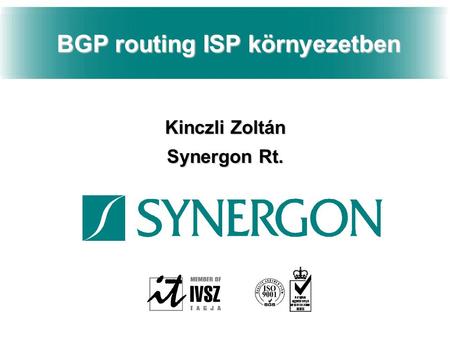 BGP routing ISP környezetben