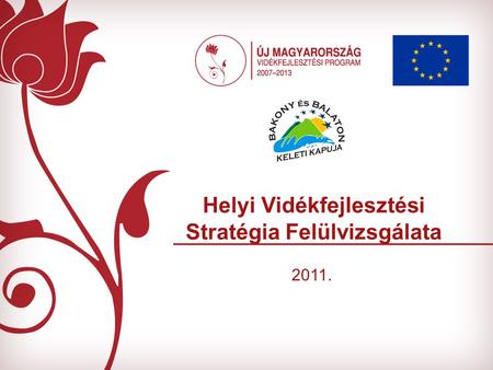 Helyi Vidékfejlesztési Stratégia Felülvizsgálata 2011.