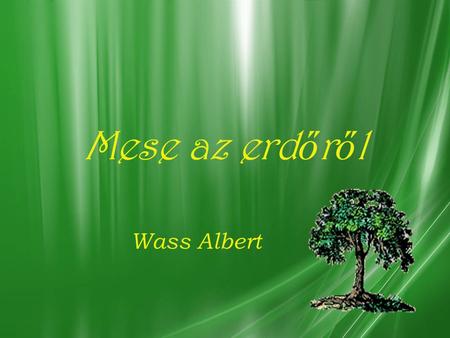 Mese az erdőről Wass Albert.