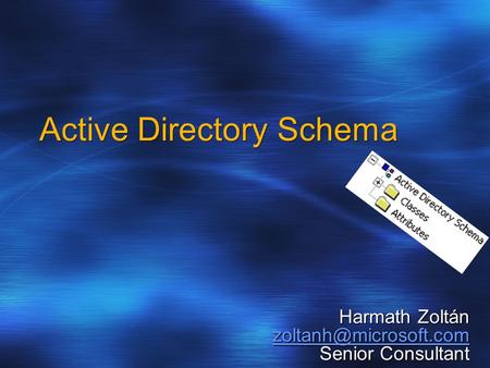 Active Directory Schema
