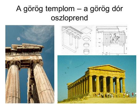 A görög templom – a görög dór oszloprend