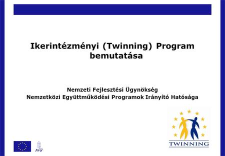 Ikerintézményi (Twinning) Program bemutatása