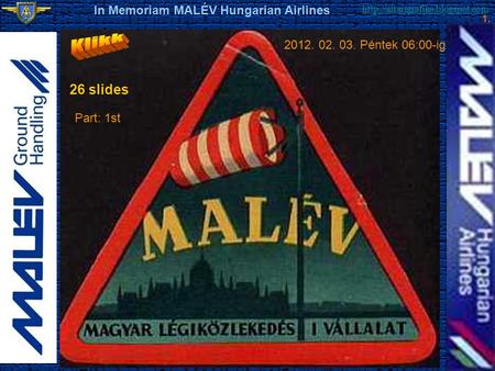 In Memoriam MALÉV Hungarian Airlines