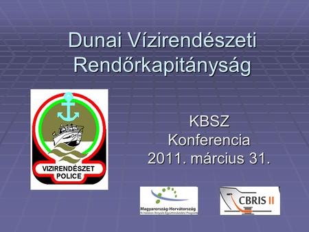Dunai Vízirendészeti Rendőrkapitányság