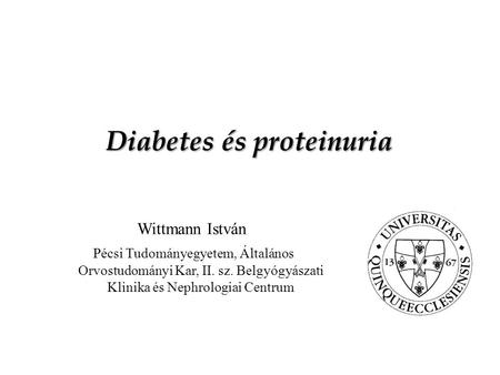 Diabetes és proteinuria