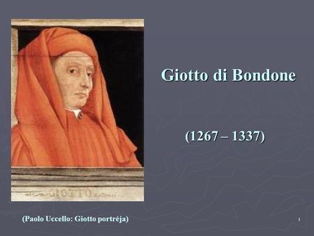 (Paolo Uccello: Giotto portréja)