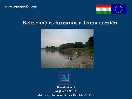 Rekreáció és turizmus a Duna mentén
