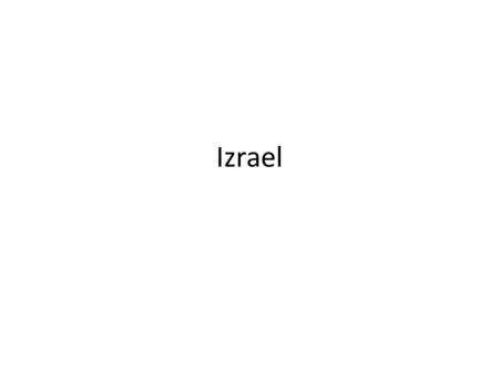 Izrael.