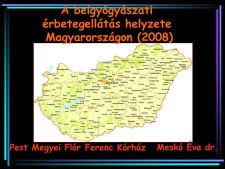 A belgyógyászati érbetegellátás helyzete Magyarországon (2008)