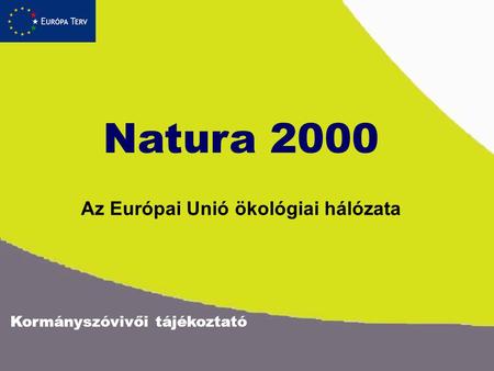 Az Európai Unió ökológiai hálózata