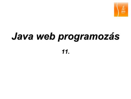 Java web programozás 11..