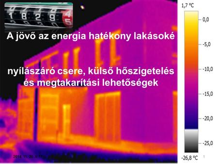 A jövő az energia hatékony lakásoké nyílászáró csere, külső hőszigetelés és megtakarítási lehetőségek 1 2014. 11. 20. 6:19.