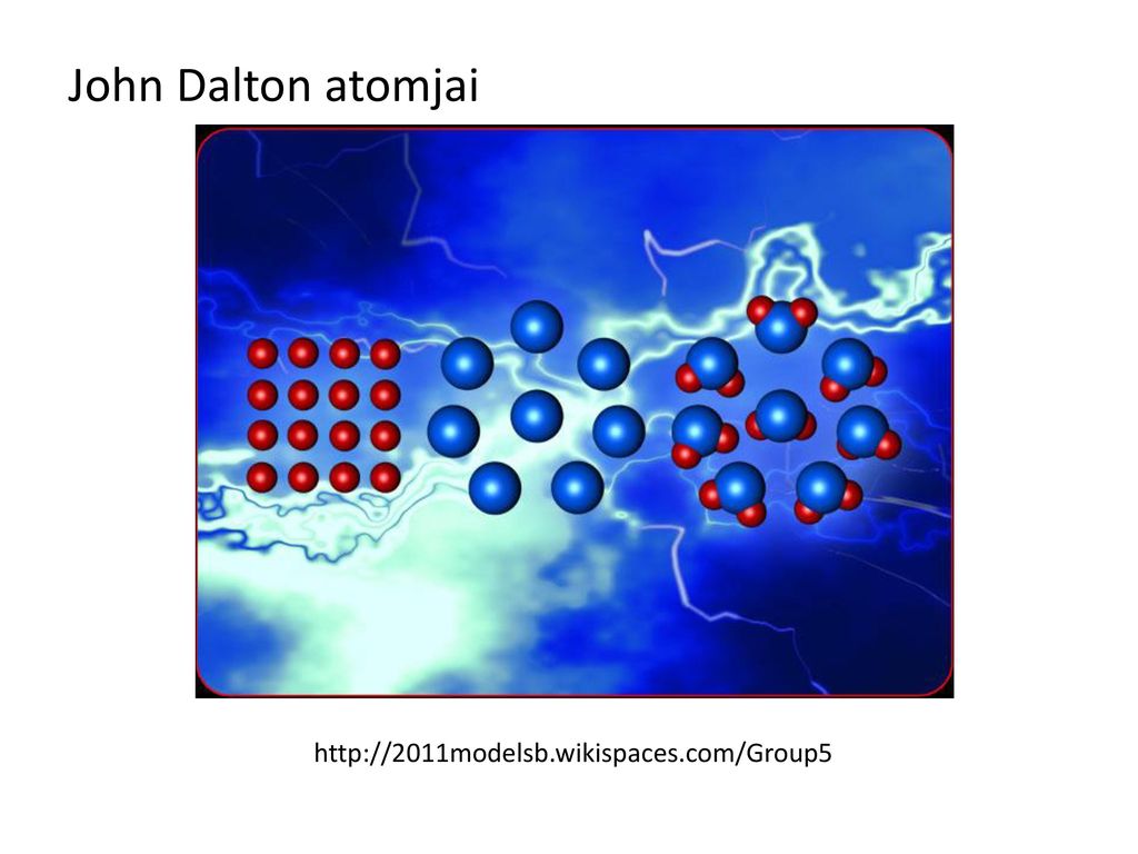 John Dalton atomjai