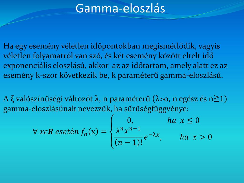 Gamma-eloszlás