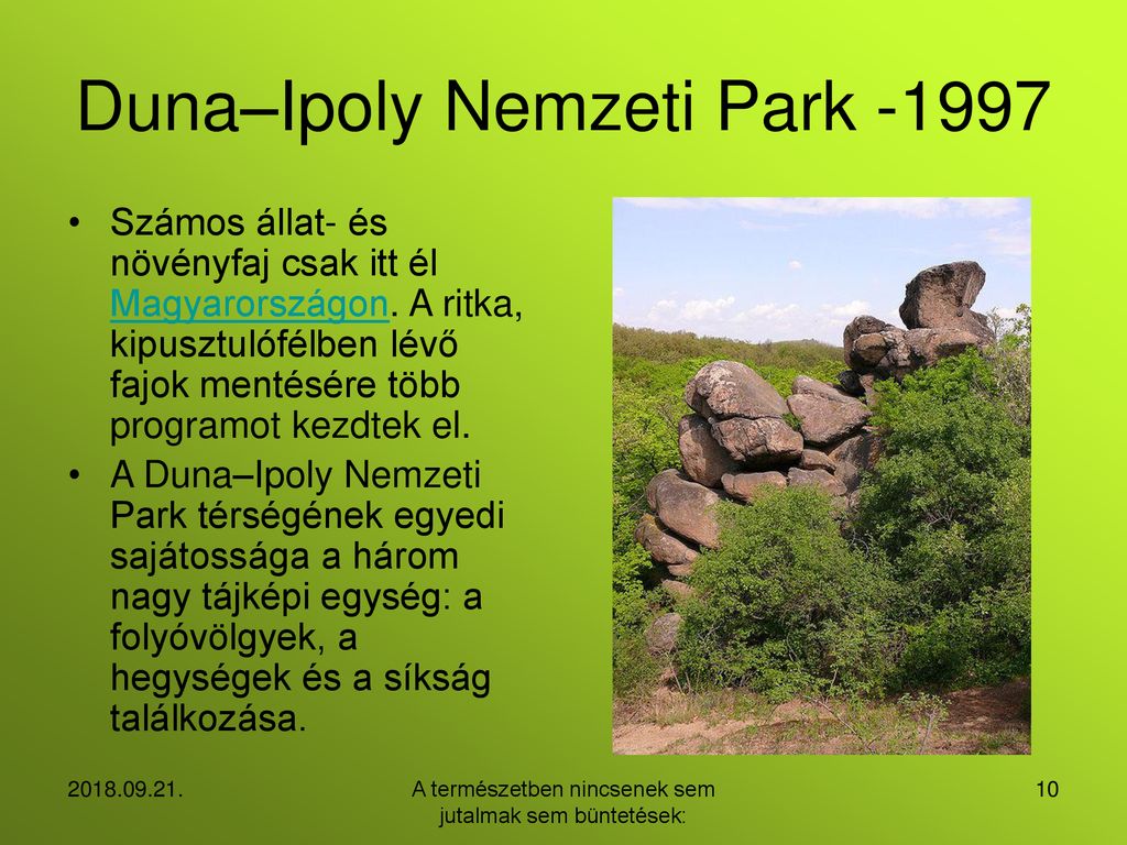 Duna–Ipoly Nemzeti Park -1997
