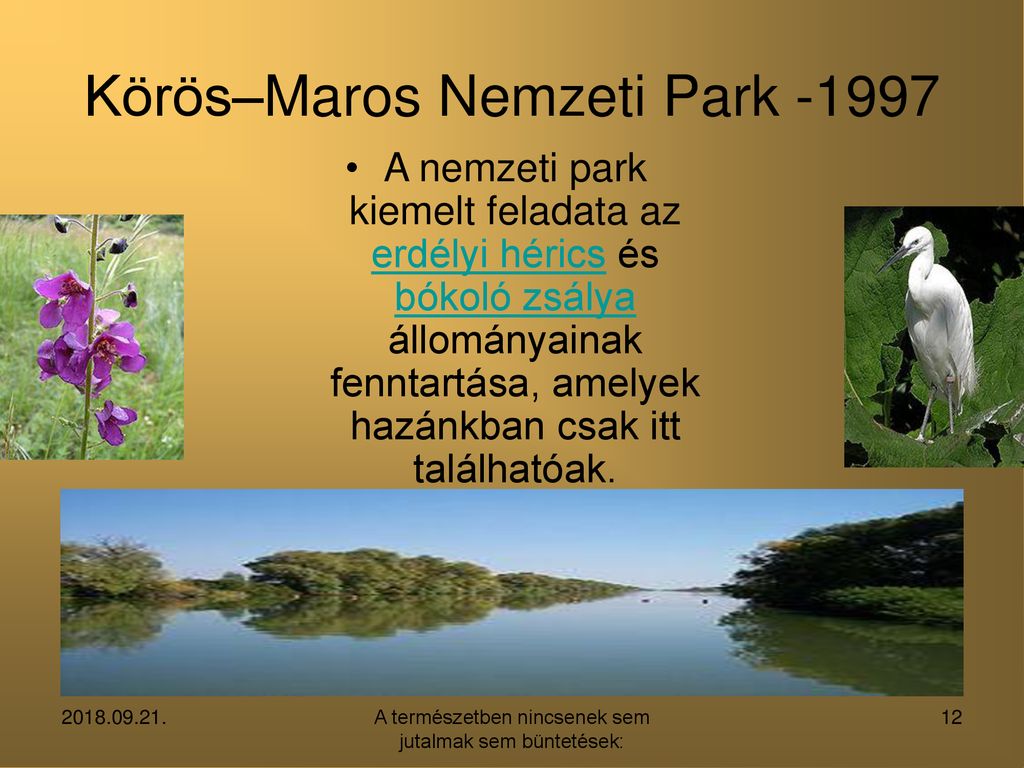 Körös–Maros Nemzeti Park -1997