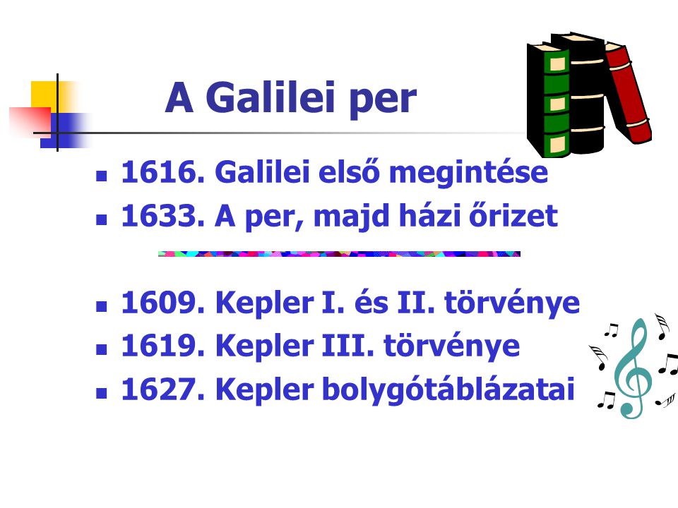 A Galilei per Galilei első megintése