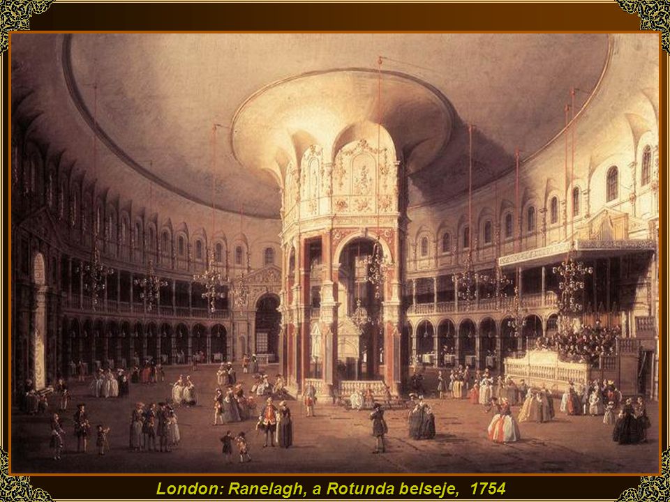 London: Ranelagh, a Rotunda belseje, 1754