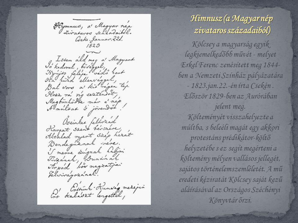 Himnusz (a Magyar nép zivataros századaiból)