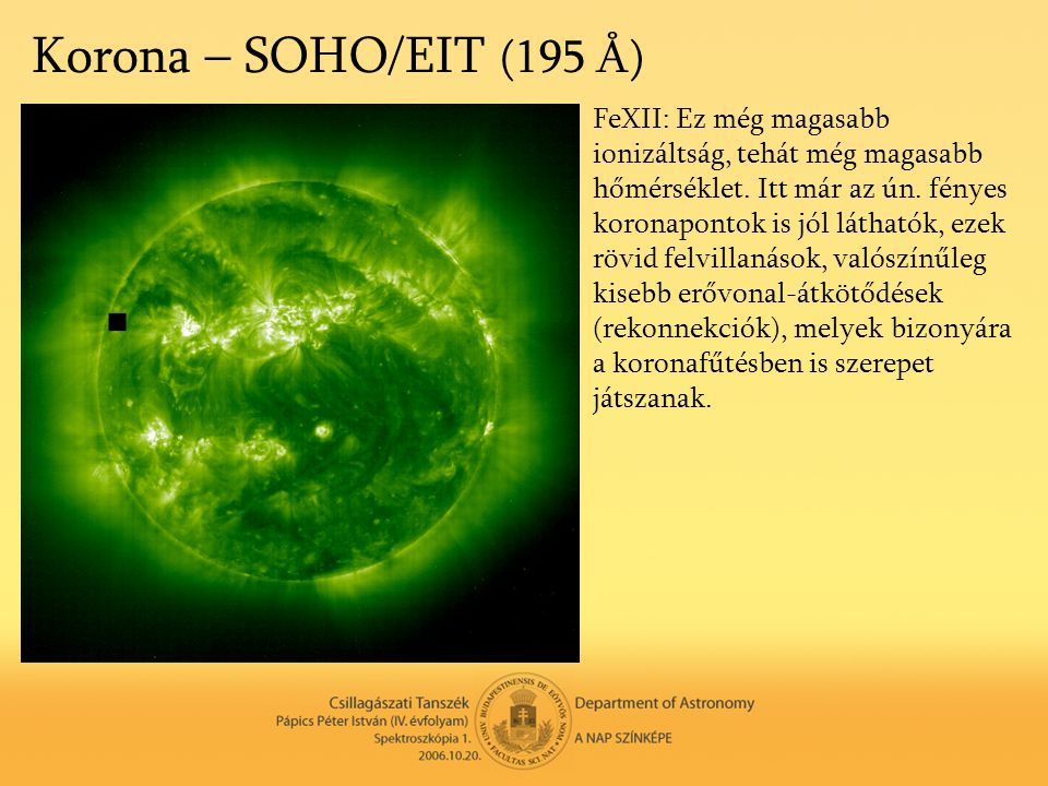 Korona – SOHO/EIT (195 Å)