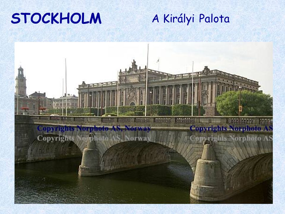STOCKHOLM A Királyi Palota