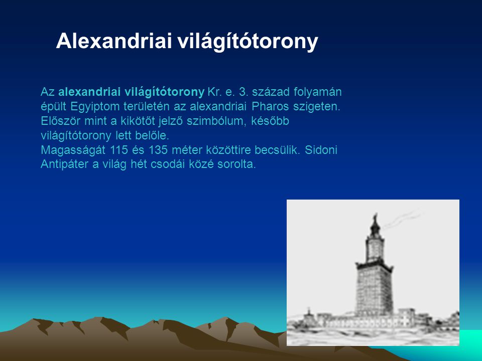 Alexandriai világítótorony