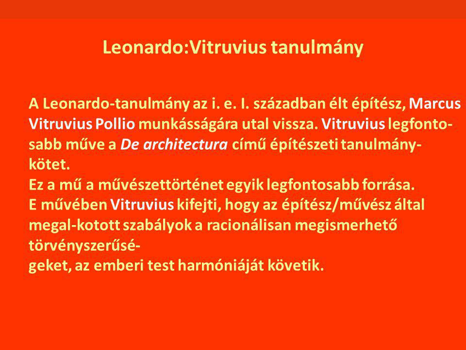 Leonardo:Vitruvius tanulmány