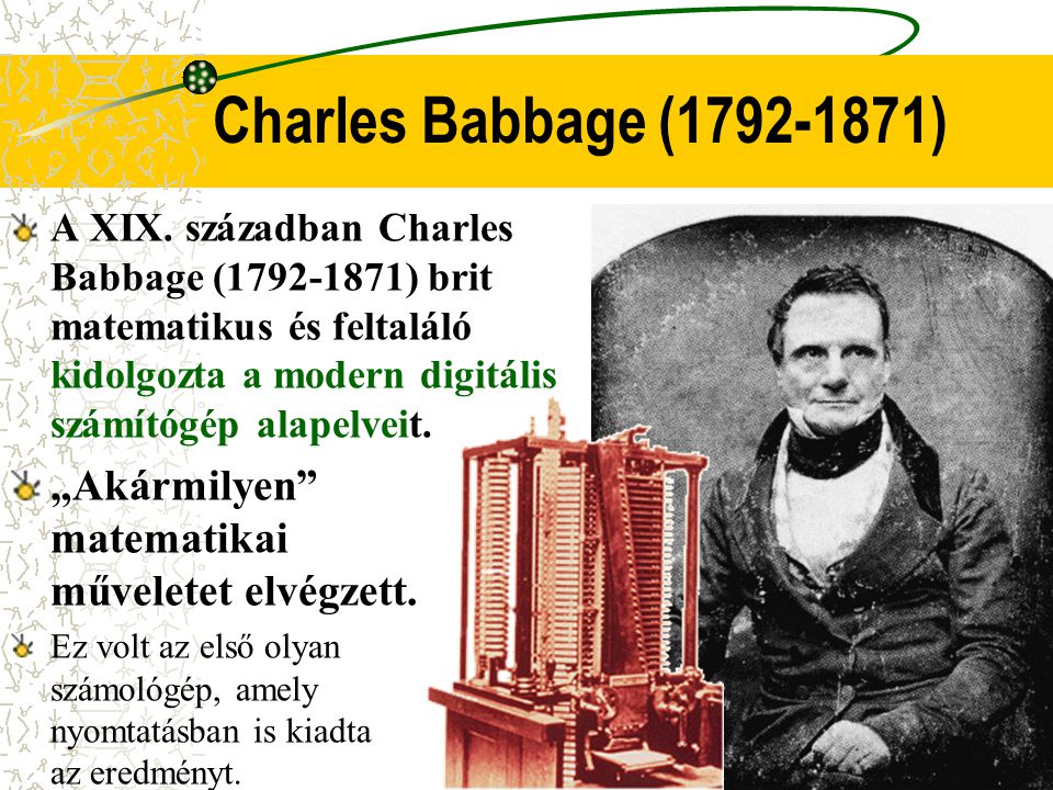 Charles Babbage ( )