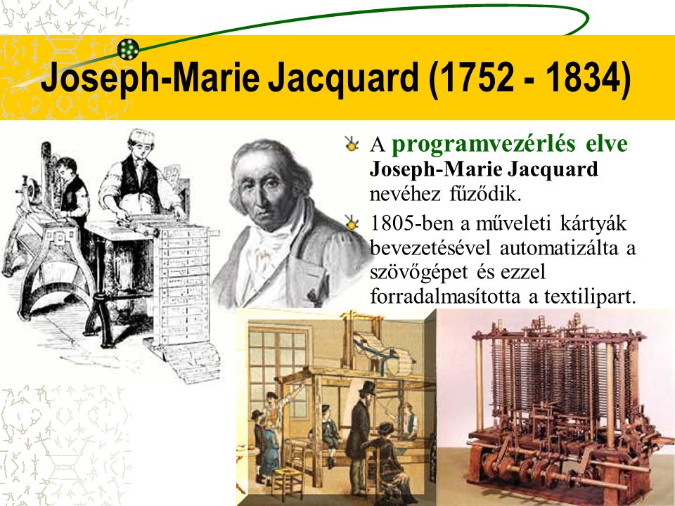 Joseph-Marie Jacquard ( )