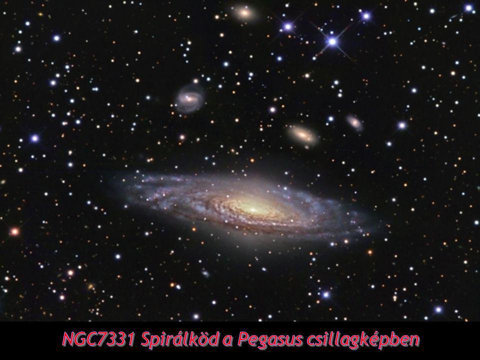 NGC7331 Spirálköd a Pegasus csillagképben