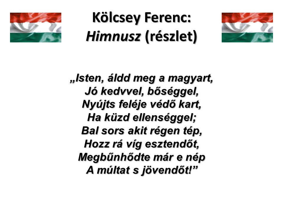 Kölcsey Ferenc: Himnusz (részlet)
