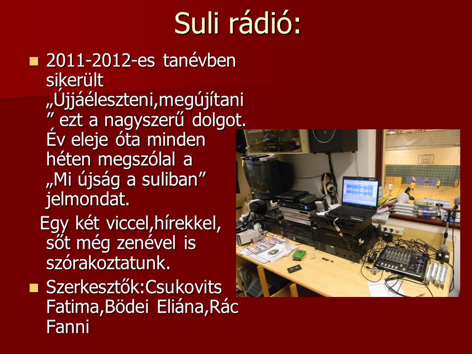 Suli rádió: