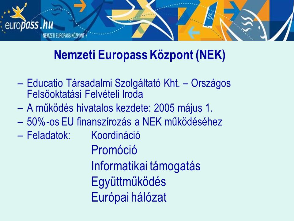 Nemzeti Europass Központ (NEK)