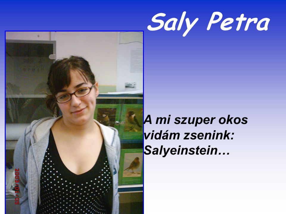 Saly Petra A mi szuper okos vidám zsenink: Salyeinstein…