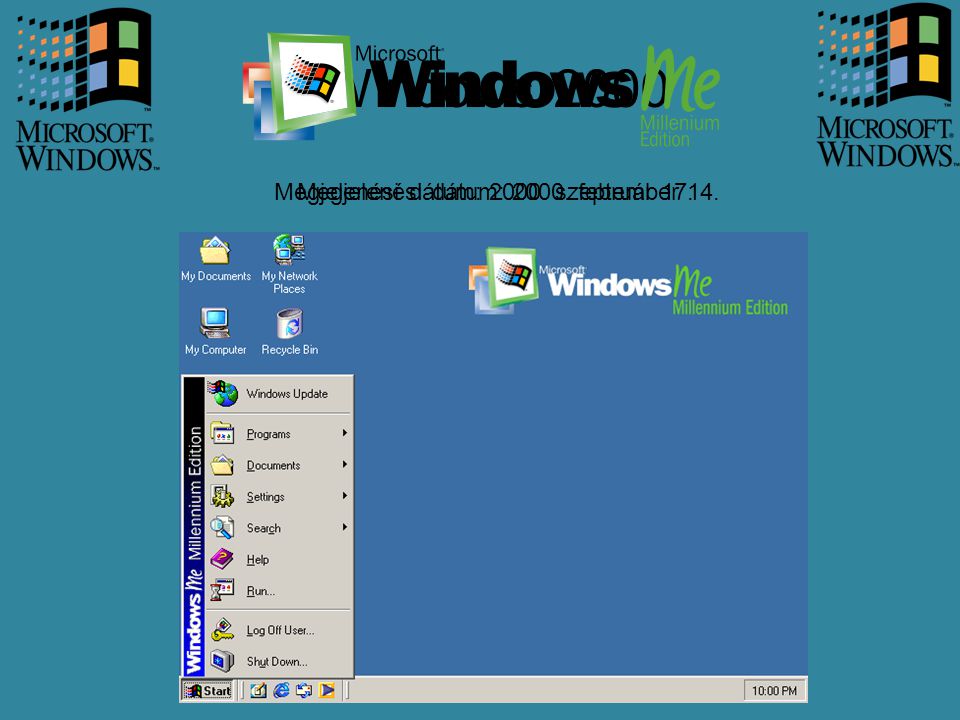 Windows 2000 Megjelenési dátum: február 17.