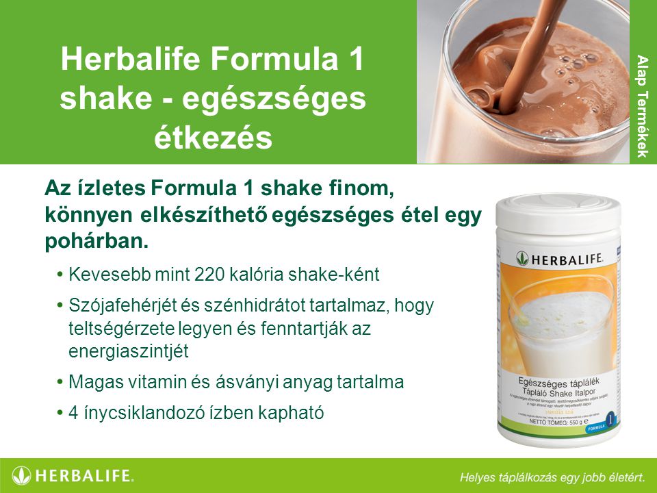 Herbalife Formula 1 shake - egészséges étkezés