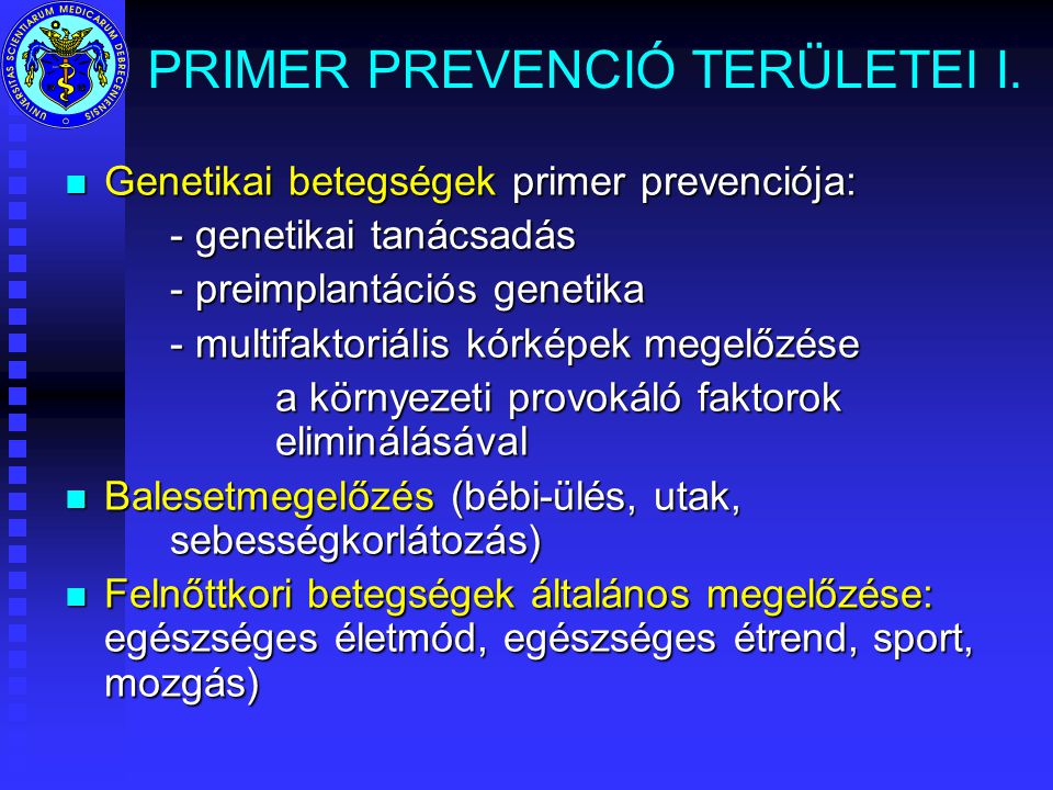 PRIMER PREVENCIÓ TERÜLETEI I.